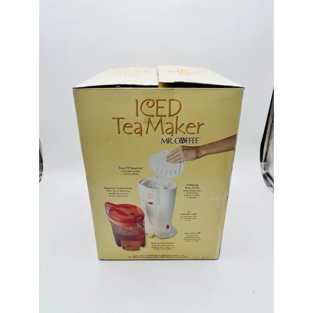 Vintage Mr. Coffee Iced Tea Maker 3 Quart-TM20P-New in Open Box